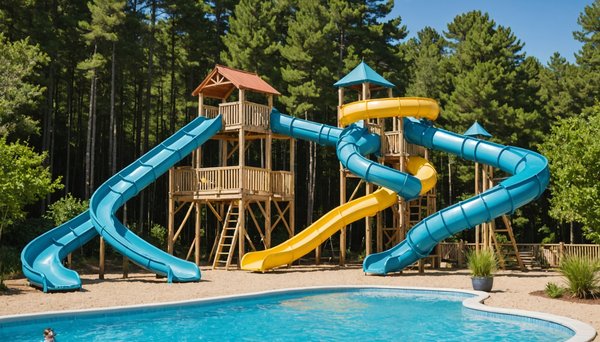 Découvrez les Plus Beaux Toboggans Aquatiques des Campings des Landes pour des Vacances Inoubliables